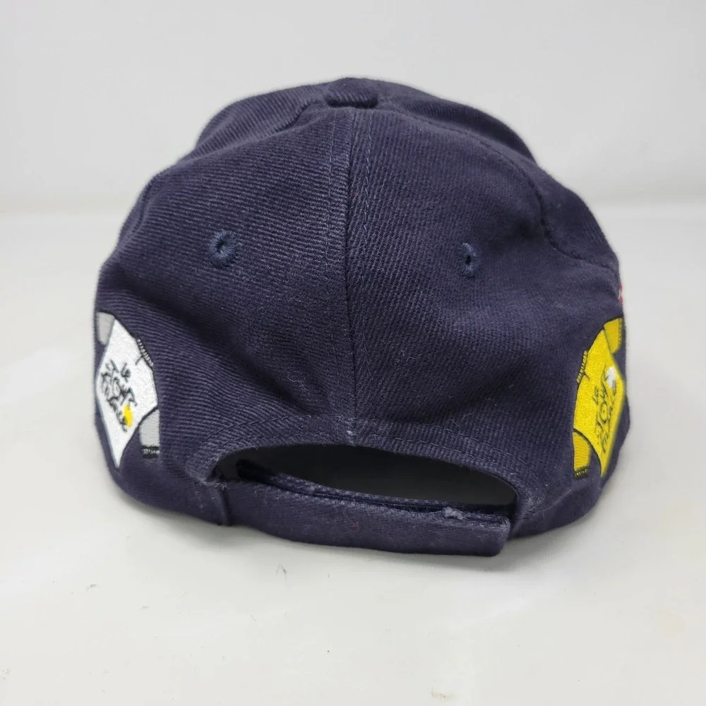 Le Tour de France Navy Blue Embroidered Cycling Baseball Cap Adjustable Hat